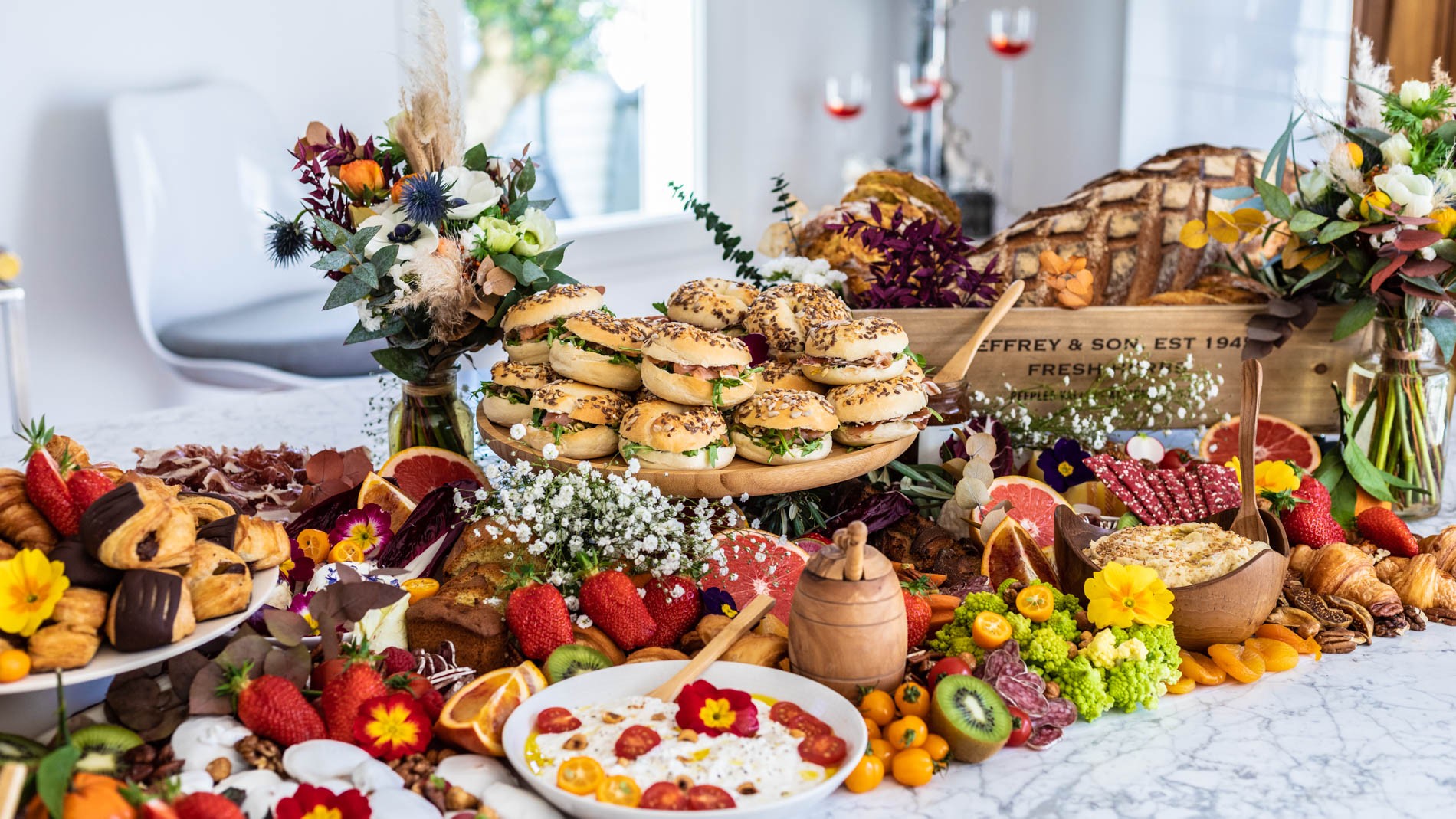 grazing table brunch mariage